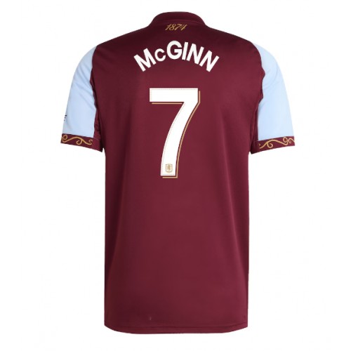 Moški Nogometni dresi Aston Villa John McGinn #7 Domači 2025-26 Kratek Rokav